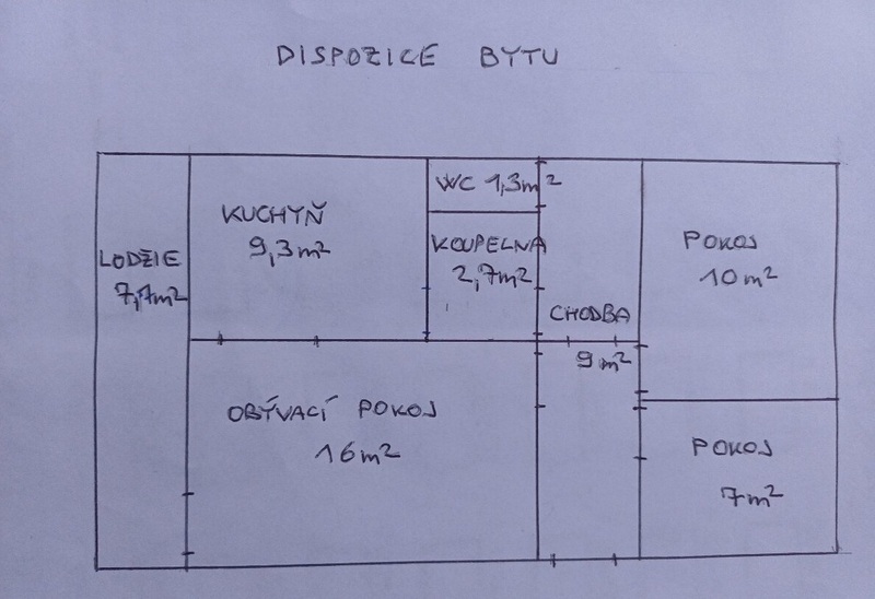 Prodej bytu 3+1 v Praze 9 - Střížkov, před rekonstrukcí, OV