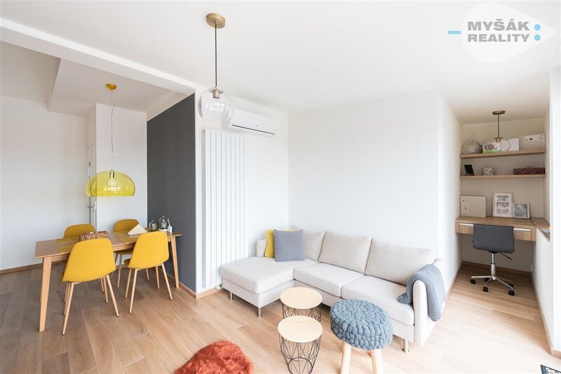 Prodej bytu 3kk/terasa, 2 GS, novostavba - Břevnov