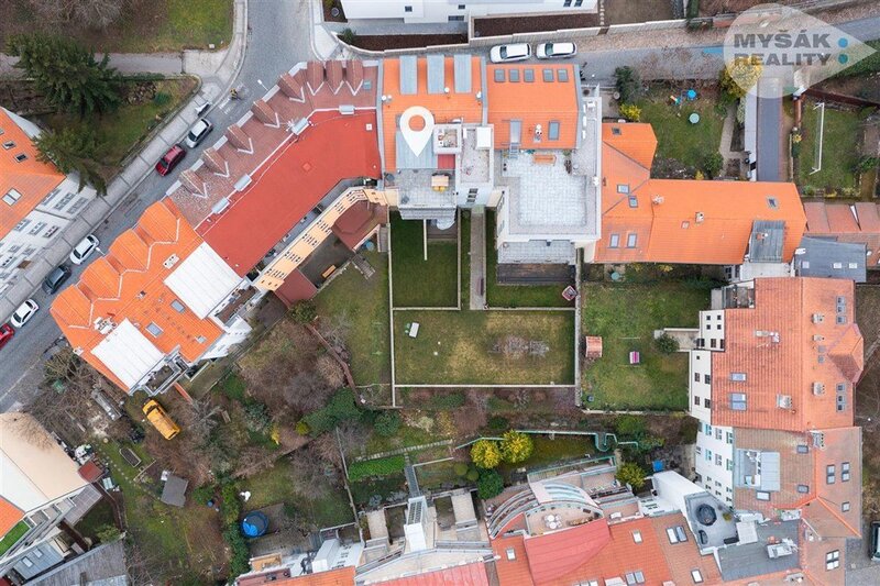 Prodej bytu 3kk/terasa, 2 GS, novostavba - Břevnov