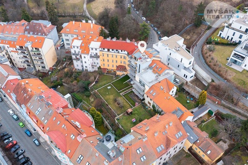 Prodej bytu 3kk/terasa, 2 GS, novostavba - Břevnov