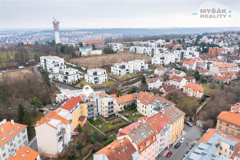 Prodej bytu 3kk/terasa, 2 GS, novostavba - Břevnov