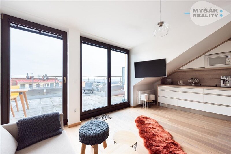 Prodej bytu 3kk/terasa, 2 GS, novostavba - Břevnov