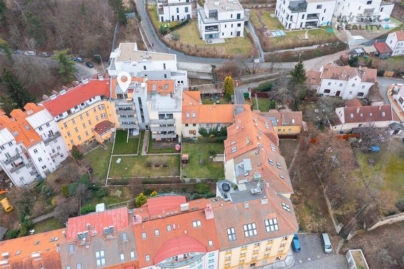 Prodej bytu 3kk/terasa, 2 GS, novostavba - Břevnov