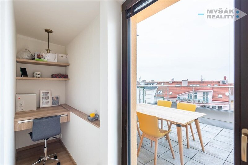 Prodej bytu 3kk/terasa, 2 GS, novostavba - Břevnov