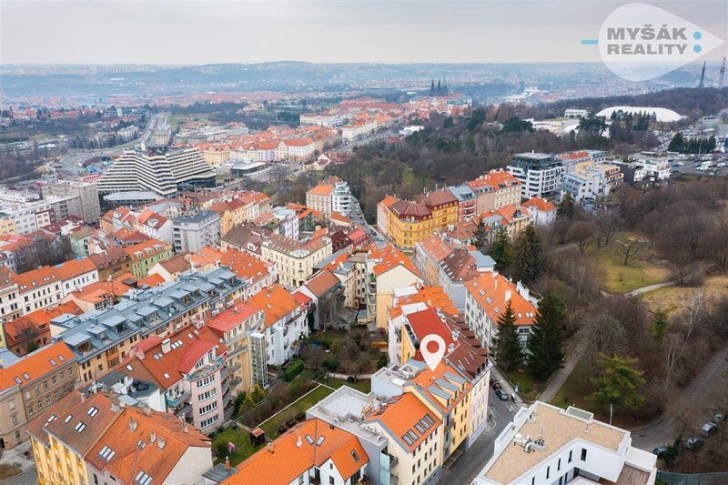 Prodej bytu 3kk/terasa, 2 GS, novostavba - Břevnov