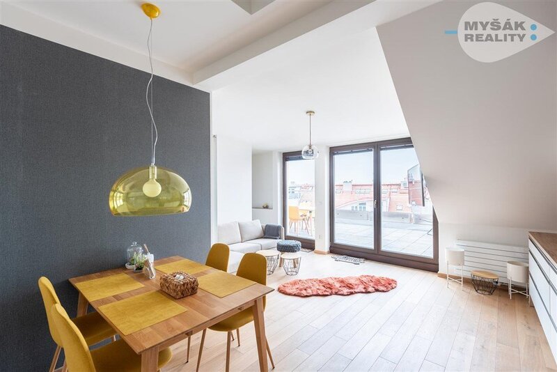 Prodej bytu 3kk/terasa, 2 GS, novostavba - Břevnov