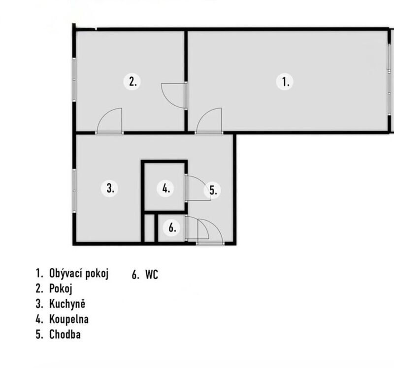 Prodej bytu 2+1, 53 m² – Praha 3, Žižkov, Osiková ulice