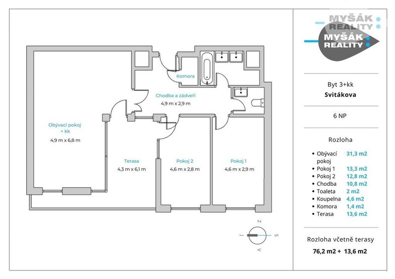 Prodej novostavby 3+kk - Britská Čtvrť, Praha 13