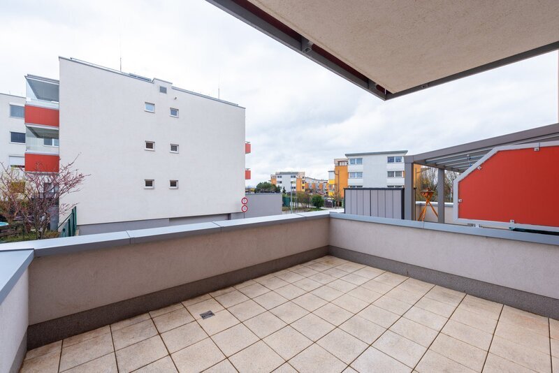 Prodej bytu 1+kk s terasou a garážovým stáním, novostavba, Praha 9