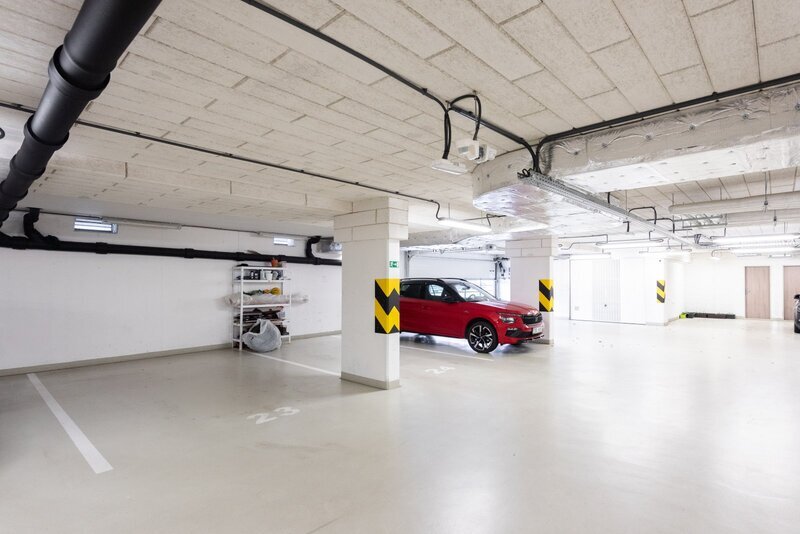 Prodej bytu 1+kk s terasou a garážovým stáním, novostavba, Praha 9