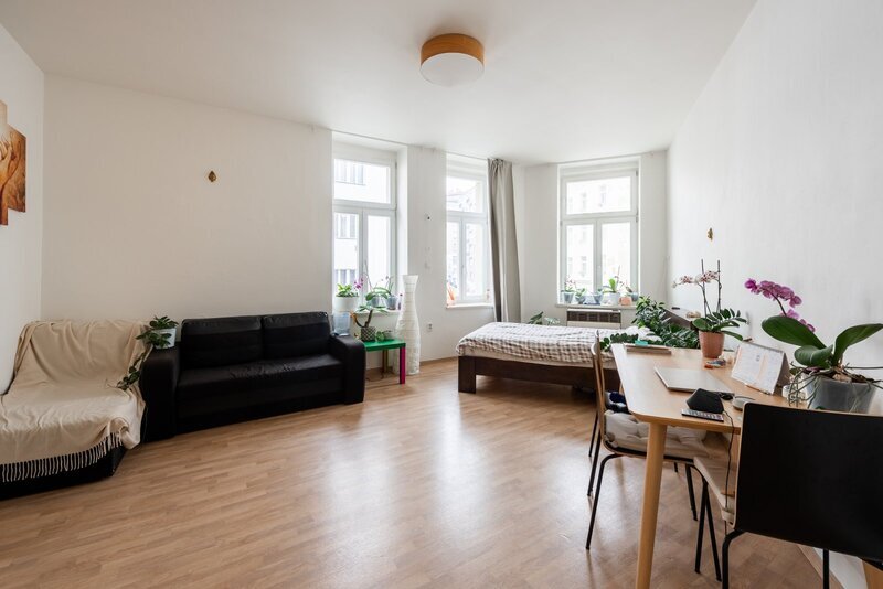 Prodej krásného bytu 1+1 v Holanské ulici, OV, horní část Vršovic