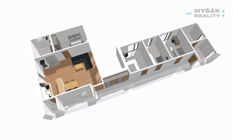 Dům 4+kk , Na Borku, Švermov, Kladno