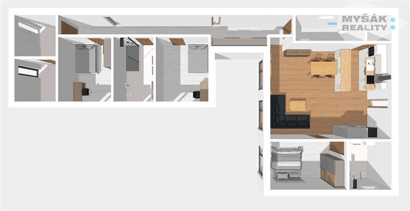 Dům 4+kk , Na Borku, Švermov, Kladno