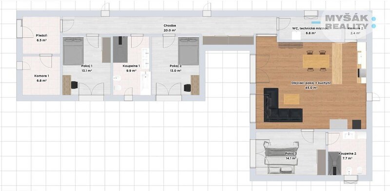 Dům 4+kk , Na Borku, Švermov, Kladno