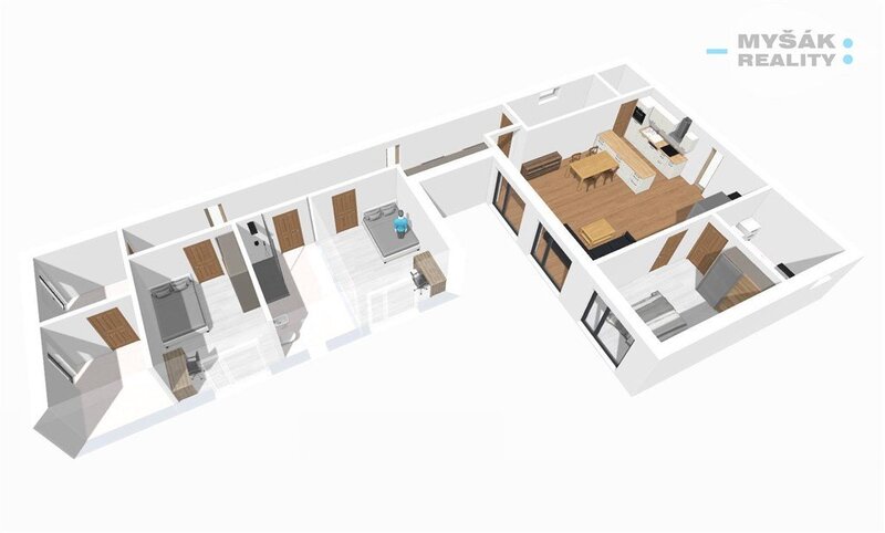 Dům 4+kk , Na Borku, Švermov, Kladno