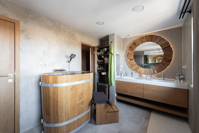 Prodej unikátního rodinného domu 6+1 (7+1). Novostavba, Líšnice, Praha - západ.