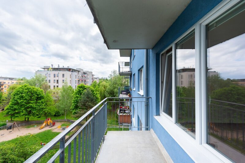 Pronájem bytu 2+kk Čakovice, Novostavba, Terasa, Garážové stání