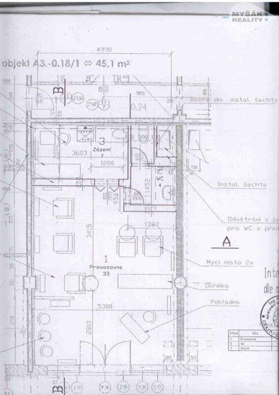 OV, obchodní prostor - kadeřnictví, Praha 8 Trója